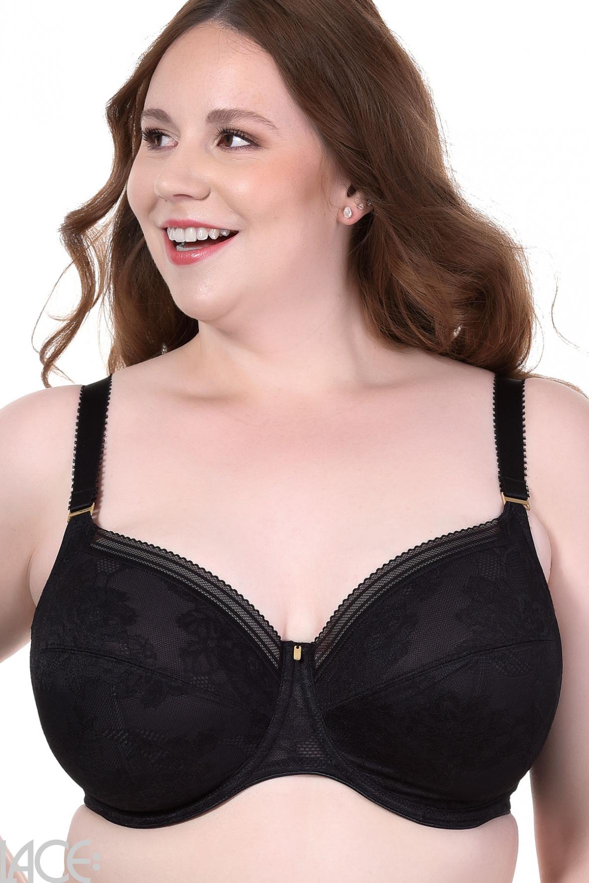 Fantasie Fusion Lace Padded Plunge Bra - Black  Bras Galore – Bras Galore  - Lingerie and Swimwear Specialist