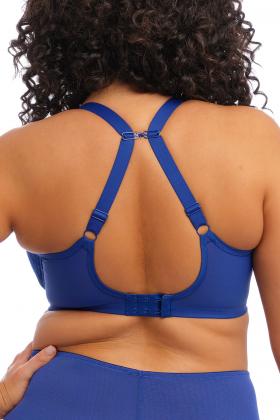 MRULIC lingerie for women Women U-shaped Back Baring Beauty Back Small  Brassieres Underwear Bra Blue + XL 