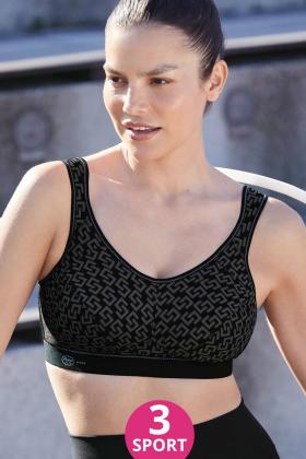 Anita's Global Bestselling Momentum Sports Bra in New, Cool Iconic Grey