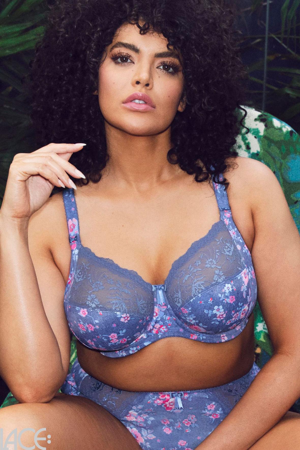Elomi Morgan Bra Underwired Lace Full Cup Coverage Lace 4111