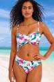 Freya Swim - Palm Paradise Bikini Bandeau bra with detachable straps E-I cup