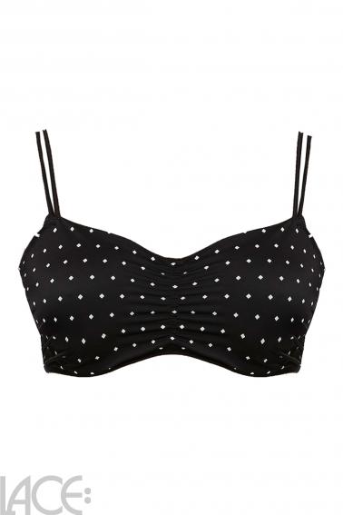 Freya Swim Jewel Cove Bandeau Bikini Top F-I cup BLACK – Lace
