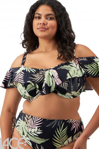 Elomi Swim - Tropical Retreat Bandeau Bikini Top I-L cup