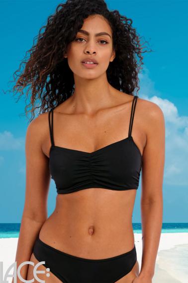 Freya Swim Jewel Cove Bandeau Bikini Top E-I cup PLAIN BLACK