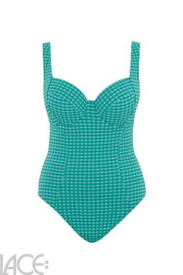 Panache Swim - Gingham Swimsuit G-M cup