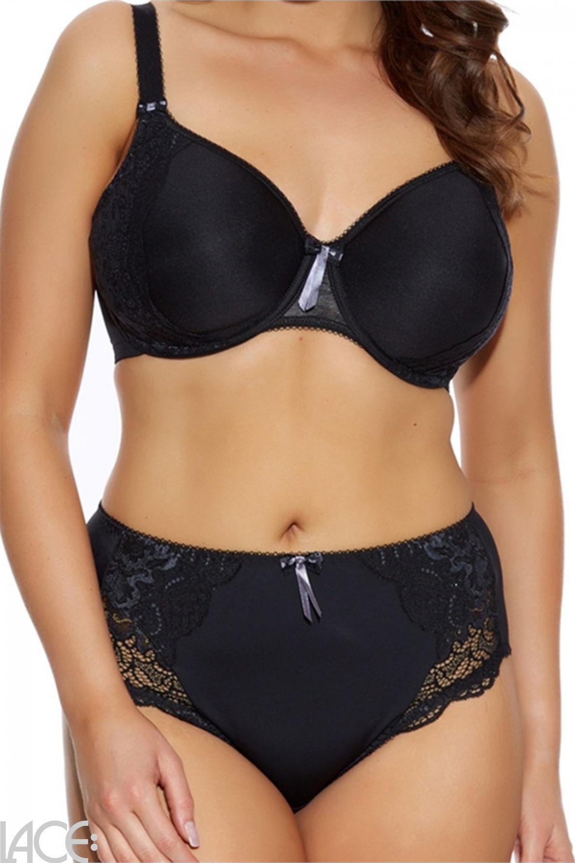 Elomi Amelia Black Full Figure Molded Underwire Lace Bra 36L 36 New nwt Size  undefined - $33 New With Tags - From Jenny