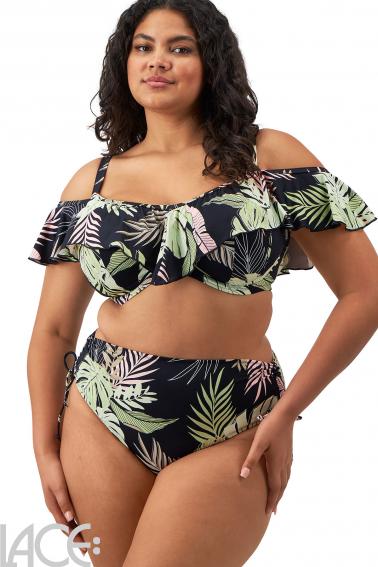 Elomi Swim - Tropical Retreat Bandeau Bikini Top I-L cup