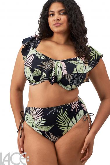 Elomi Swim - Tropical Retreat Bandeau Bikini Top I-L cup