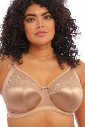 Elomi Women's Plus Size Jenna Underwire Plunge Bra Wih Stretch Lace, Fleur,  36D at  Women's Clothing store