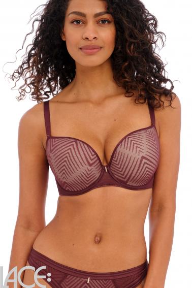 Freya Lingerie Tailored Padded bra E-J cup ASH ROSE – Lace