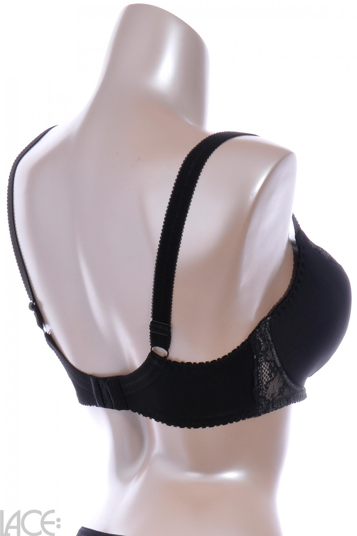 Black lightly lined bra BC-685 Natasha II by Kinga