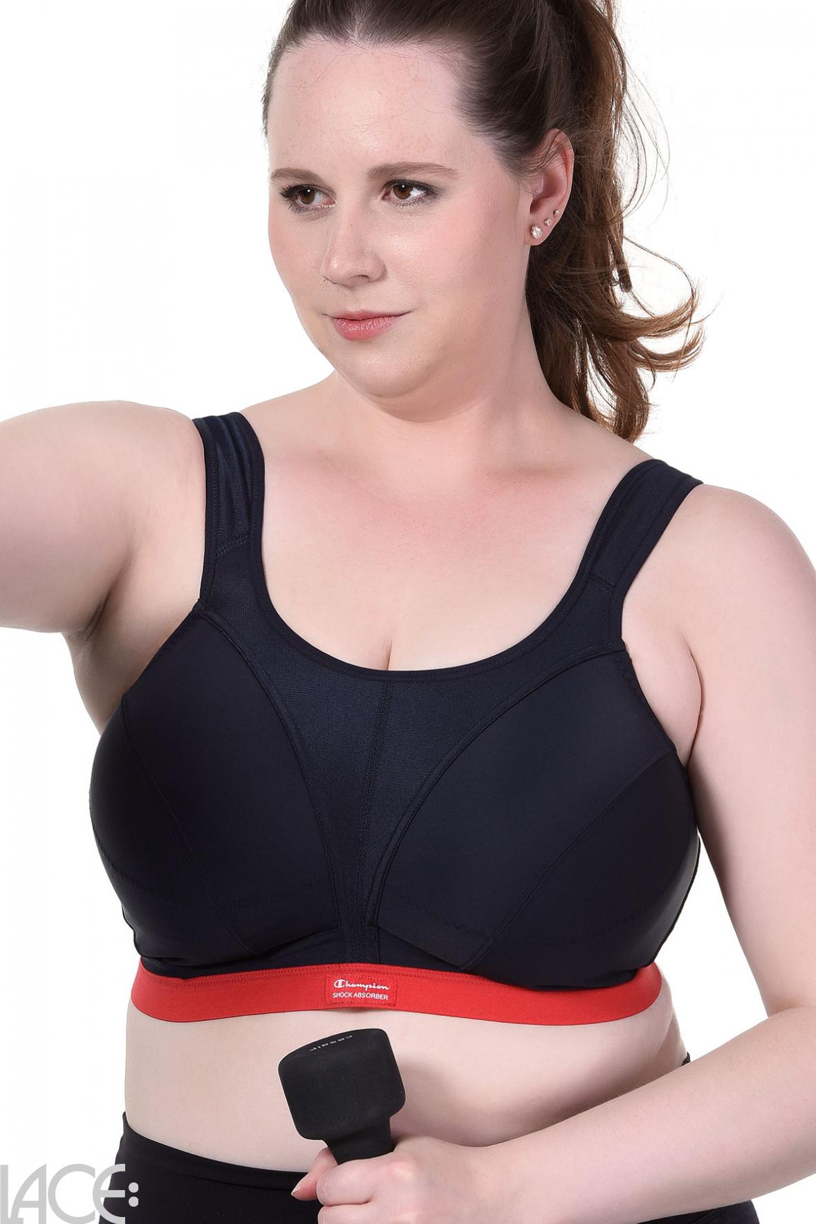 Shock Absorber Active D+ Classic Non-wired Sports bra G-K cup NAVY