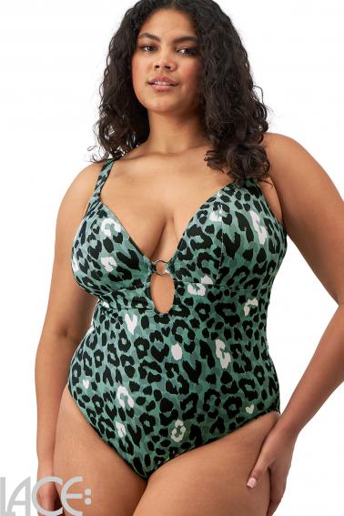 Elomi Swim - Jungle Bay Plunge Swimsuit G-L cup