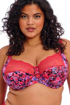 38DD Bra Size in Jet by Elomi Multi Section Cups, Racerback and