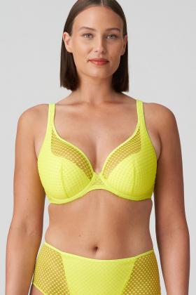Fatuov Lingerie for Women Comfortable Yellow Daily Bra, Sizes 46A 